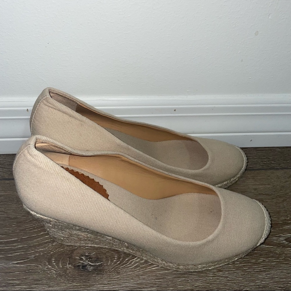 J. Crew Seville cream espadrilles slip-on 8